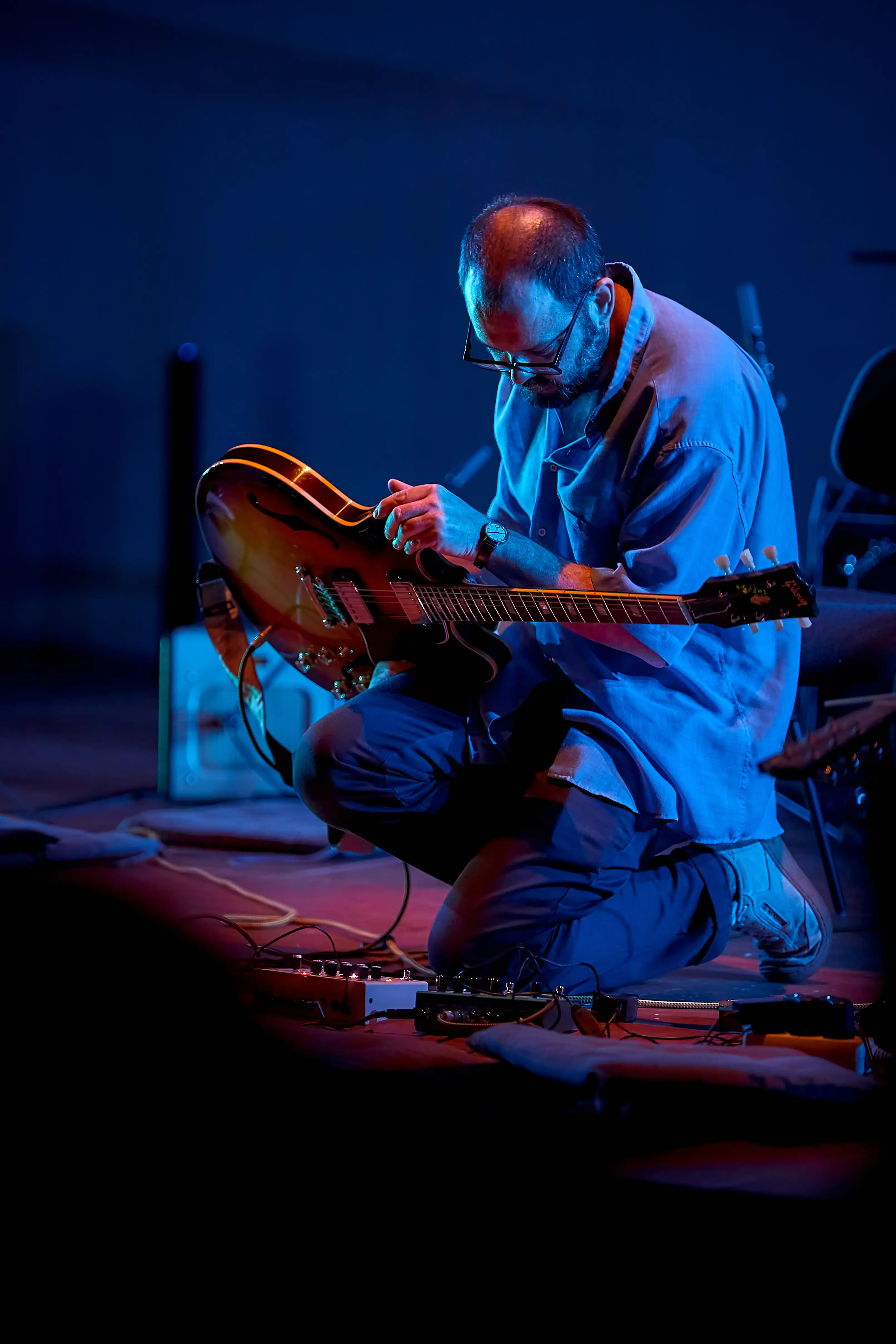 Ben Fawkes performing at ZKM